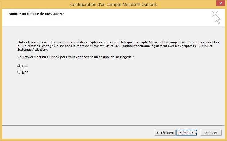 Exemple de configuration Microsoft Outlook 2013 sous windows 8 -2