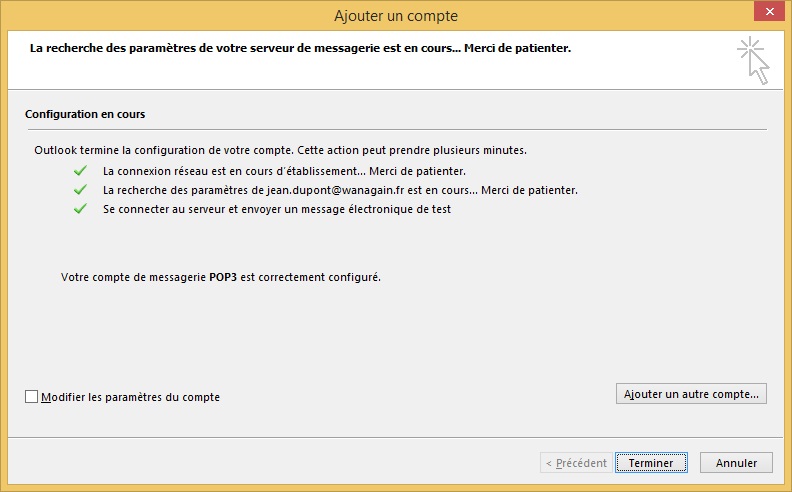 Exemple de configuration Microsoft Outlook 2013 sous windows 8 -5